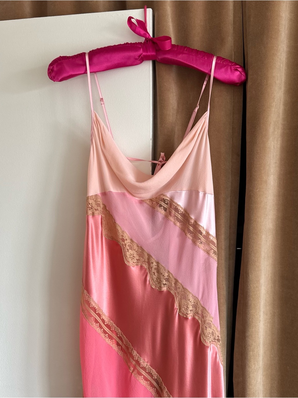 Rare Vintage Victoria’s Secret 100% Silk Bias Cut Maxi Dress - Picture 3 of 9
